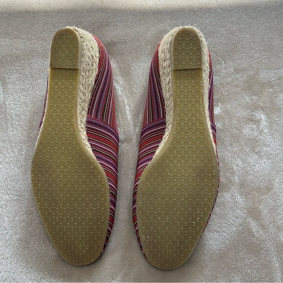 SAS Becky Slip On Wedge Multi Colored Stripe Size 8W - Picture 8 of 10
